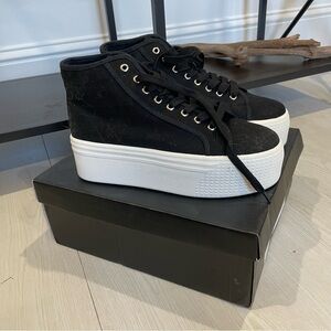 Nasty Gal black white platform sneakers 8.5 - 39